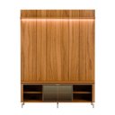 Ver imagem 3 de Rack com Painel para TV até 75 Polegadas Vidro Reflecta 100% MDF com LED Lincoln Float 178cm Canella
