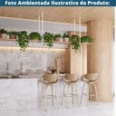 Ver mais imagens de Banqueta Giratória Munique Nicole Fratini 105 (altura) Revestimento em (pu) Caramelo Base Madeira