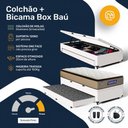 Ver imagem 5 de Cama Box Baú com Colchão Gazin de Molas Ensacadas Pillow Top Air Pro + Auxiliar de Espuma Solteiro