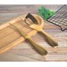 Faca Queijo Camarao Manteiga Jogo Aço Inox Dourado 2un - 6