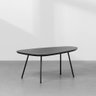 Mesa de Centro Beli Orgânica Preto - 30x48x75cm Decorise Comércio - 1