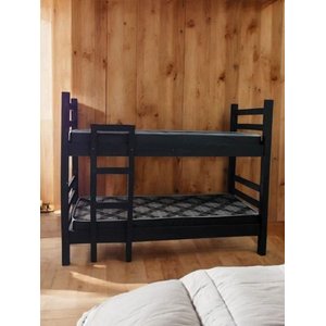 Beliche Solteiro Madeira Maciça 78cm | Cor Preta | Design Moderno e Seguro