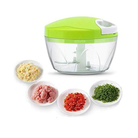 Triturador Processador Alimentos Manual Mini Mixer 3 Laminas