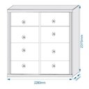 Ver imagem 4 de Guarda Roupa Casal Flex 2 Portas 6 Gavetas Sevilha 