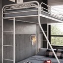 Ver imagem 2 de Beliche Casal + Solteiro em Ferro Nice:branco