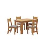Conjunto Sala de Jantar Mesa Jude com 4 Cadeiras Brisa  - 2