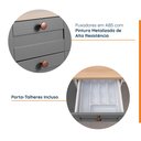 Ver imagem 7 de Cozinha Modulada 8 Peças 1 Tampo 4 Aéreos 3 Balcões e Torre Quente Arizona CabeCasa MadeiraOriginals Cinza/Branco