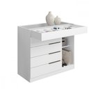 Ver imagem 3 de Cômoda Aramóveis 1 Porta 5 Gavetas com Porta Joia