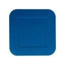 Ver imagem 4 de Kit 2 Cinzeiro de Silicone Quadrado Não Queima Não Quebra Resistente Em Borracha Cor:Azul