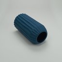 Ver imagem 5 de Vaso Decorativo Enfeite Casa Redondo Home&co Cerâmica 22x12x12cm Azul