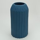Ver imagem 6 de Vaso Decorativo Enfeite Casa Redondo Home&co Cerâmica 22x12x12cm Azul