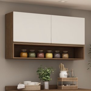 Armario Aereo De Cozinha 120Cm 2 Portas Conecta 