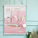 Ver imagem 3 de Organizador Porta Trecos P- Pendurar C- 6 Bolsos - Linha Loft Rosa
