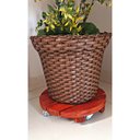 Ver imagem 6 de Suporte para Vaso de Planta Redondo Rodinhas Gel Silicone 30cm