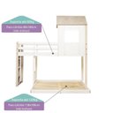 Ver imagem 4 de Beliche Casal Montessoriano Family Casatema MadeiraOriginals Branco/Marrom