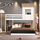 Ver imagem 1 de Beliche Casal Montessoriano Family Casatema MadeiraOriginals Branco/Marrom