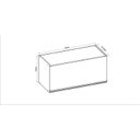 Ver imagem 4 de Armário Aéreo Basculante para Cozinha 70cm 1 Porta Conecta Bege/Ébano/Off White
