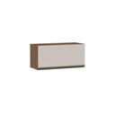 Ver imagem 3 de Armário Aéreo Basculante para Cozinha 70cm 1 Porta Conecta Bege/Ébano/Off White