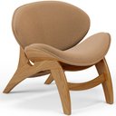 Ver imagem 1 de Poltrona Decorativa Orgânica Sala Living Kadosh L02 Bouclê Mostarda - Lyam Decor