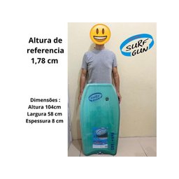 Prancha de Surf Bodyboard Surf Gun Grande Semi Pro 100x58 Cm2 - 6