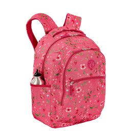 Mochila Capricho Student Picnic Rosa Grande 2 Compartimentos - 6