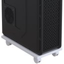 Ver imagem 3 de Suporte Para Cpu Com Rodízios Cyber L03 Branco - Lyam Decor