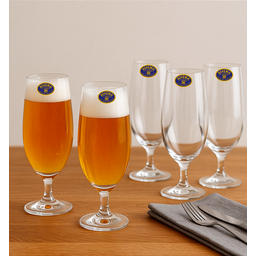 Taça para Cerveja Bohemia 380ml Conjunto com 6 Peças em Cristal Transparente - 3