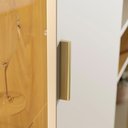 Ver imagem 7 de Cristaleira Sena 2 Portas 4 Prateleiras com Vidro Off White Matte/Freijó - Colibri
