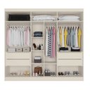 Ver imagem 2 de Guarda Roupa Casal 6 Portas 4 Gavetas Oslo