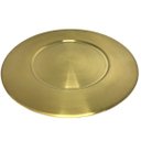 Ver imagem 1 de Sousplat Dourado De Aço Inox 2 Peças - By Fineza