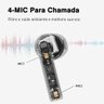 Fone Ouvido Tranya F1 Bluetooth 5.3 Driver 13mm Modo Jogo - 4