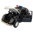 Ver imagem 4 de Super Carrinho de Ferro Fusca Clássico 1/32 Miniatura Coleção Policia