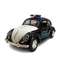 Ver imagem 3 de Super Carrinho de Ferro Fusca Clássico 1/32 Miniatura Coleção Policia
