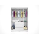Ver mais imagens de Guarda Roupa Infantil 100% MDF 4 Portas 3 Gavetas Ane Branco