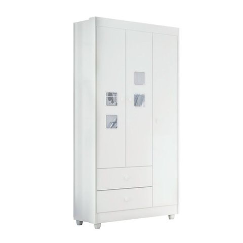 Roupeiro Life 3 Portas 2 Gavetas Tigus Baby