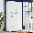Ver imagem 3 de Roupeiro Life 3 Portas 2 Gavetas Tigus Baby