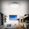 Painel Home Led 24w Sobrepor Redondo 6500k Branco Frio Bivolt 2040 Lumens 30cm Branco Llum Bronzeart - 7