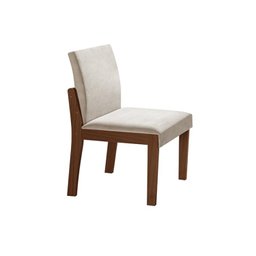 Conjunto Sala de Jantar Mesa Nuance Quadrada Tampo Vidro/MDP com 8 Cadeiras Mônaco Yescasa - 4