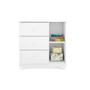Ver mais imagens de Cômoda Infantil 100% MDF 3 Gavetas e 1 Porta Ane Branco