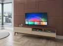 Ver imagem 2 de Rack para TV Wall 1.8 Off White com Freijó - MoveisAqui