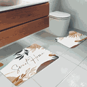 Ver imagem 1 de Jogo Tapetes para Banheiro 2 Peças Sweet Home