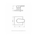 Ver imagem 2 de Acabamento Monocomando para Chuveiro Base Docol Dourado Fosco - Led Perflex