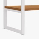 Ver imagem 4 de Nicho Kappesberg Industrial 2 Prateleiras 60x72cm Canela/branco