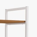 Ver imagem 5 de Nicho Kappesberg Industrial 2 Prateleiras 60x72cm Canela/branco