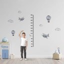 Ver imagem 2 de Adesivo Régua do Crescimento Infantil Balões e Aviões