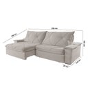 Ver imagem 6 de Sofá Apollo Veludo 02 Módulos 100 Cm B25cm Meu Sofá Online