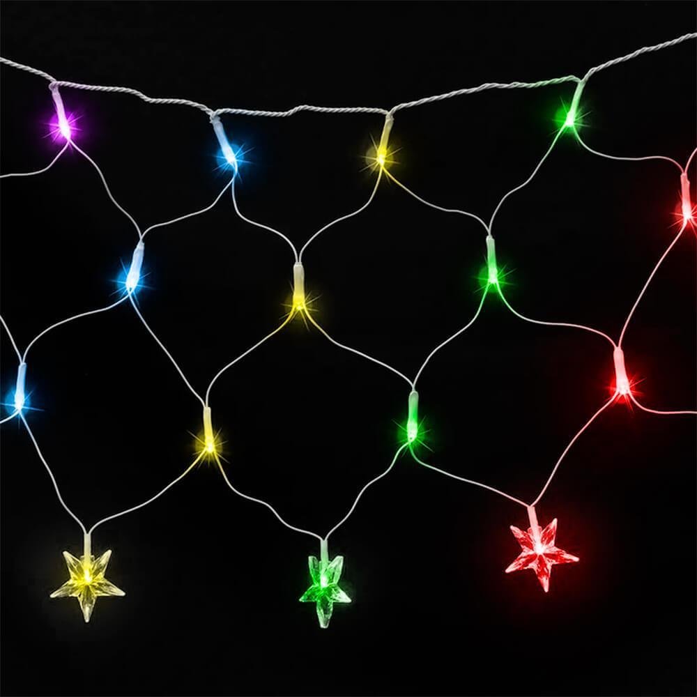 Pisca Pisca Natal Rede com Estrela Led Colorido 120 Lâmpadas 127V - Casambiente NATAL202 - 2