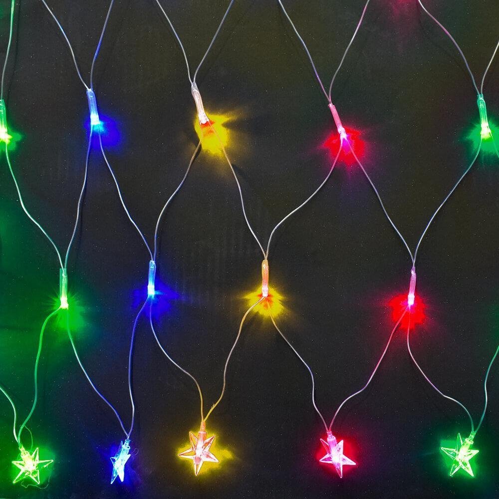 Pisca Pisca Natal Rede com Estrela Led Colorido 120 Lâmpadas 127V - Casambiente NATAL202 - 4