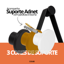 Ver imagem 5 de Espelho Redondo Adnet 60cm Decorativo com Alça em Couro Costurada + Suporte para Parede Couse