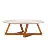 Mesa de Centro Off White com Amêndoa Classic Tebarrot Móveis - 3
